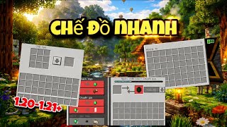 Fast Craft and Fast Loot Texture Pack: chế đồ nhanh, cất đồ nhanh (1.21, 1.20) – MCPE/Bedrock screenshot 2