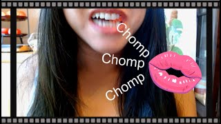 ASMR Bubblicious Watermelon Gum Chewing screenshot 4