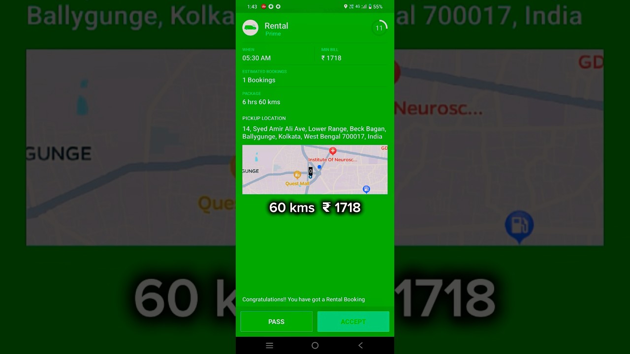 OLA Rental OutStation Booking Kolkata 