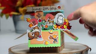 Lawn Fawn Jump For Joy Pop-Up Card