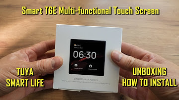 AVATTO MOES T6E SCREEN TUYA SMAR LIFE