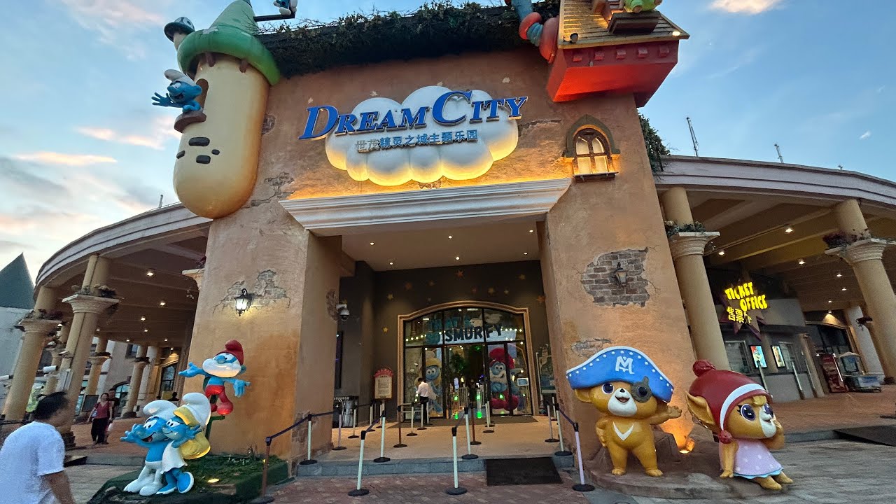 DREAM CITY Tour (All day enjoyment at dream city Shanghai) YouTube