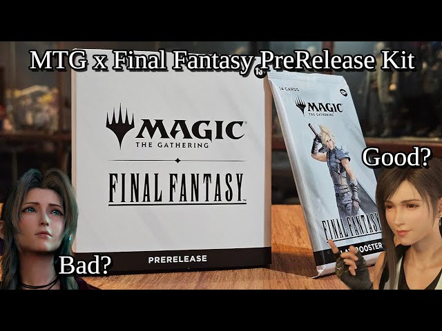 Is it worth the HYPE!? Magic The Gathering x Final Fantasy Prerelease kit  Unboxing - YouTube
