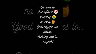 same same but different / bang bang bangkok 😈 song lyrics #trending #shortvideo