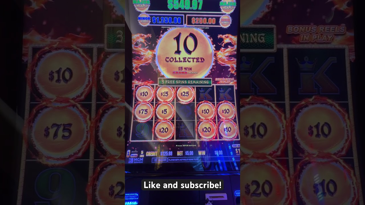 Dragon Link Genghis Khan $5 Hold-n-Spin 