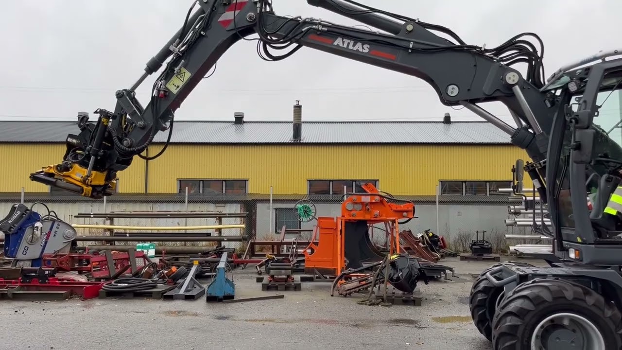 Hjulgrävare Atlas 160 W Blue