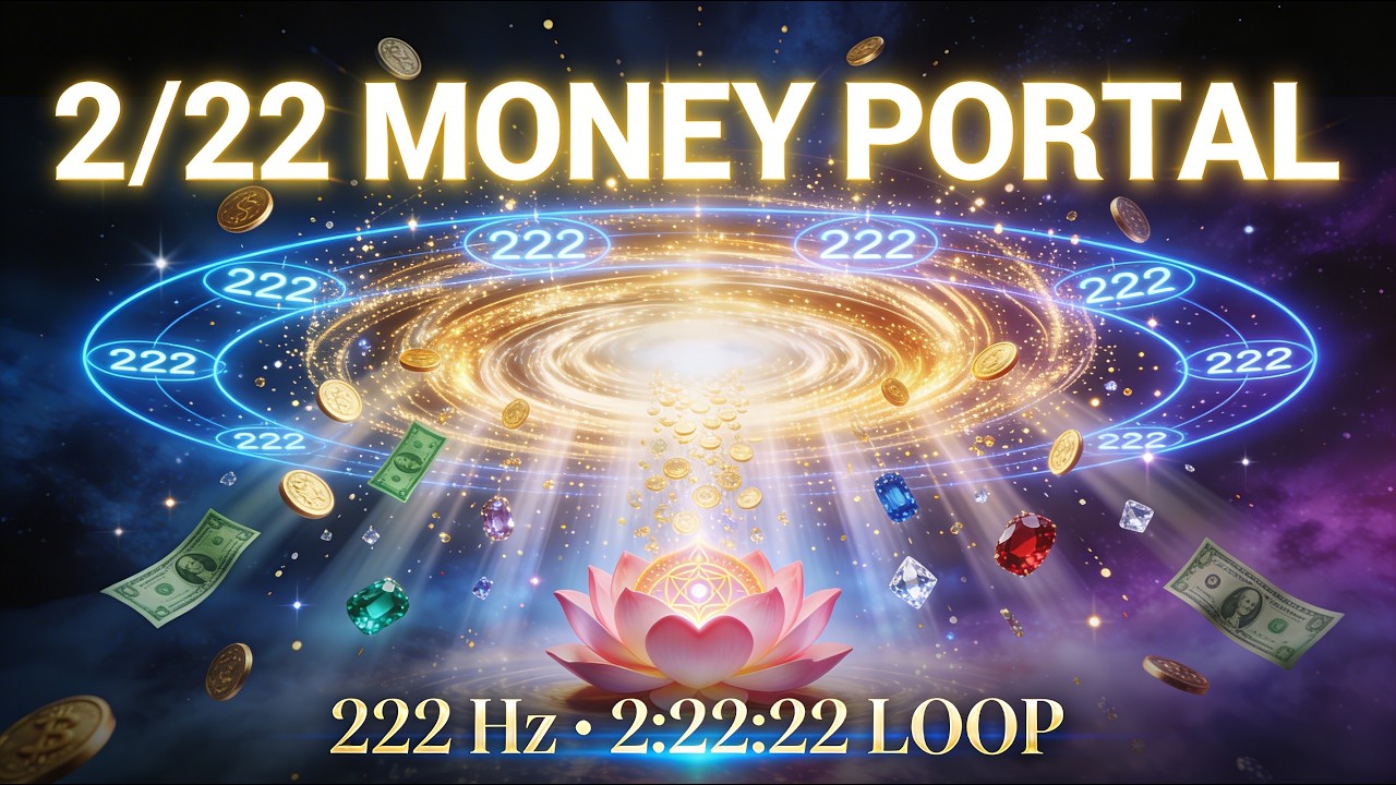 222 Hz LAUGHING BUDDHA Abundance Meditation – 2/22 Prosperity Portal