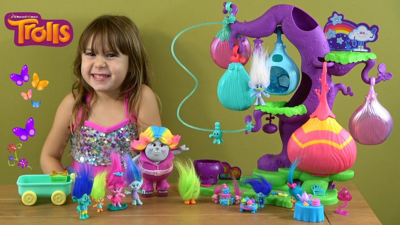  DreamWorks Trolls POD'ular Troll Tree : Toys & Games