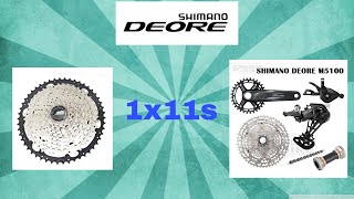 Transmisión Shimano Deore 1x11V