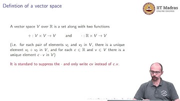 Introduction to vector spaces
