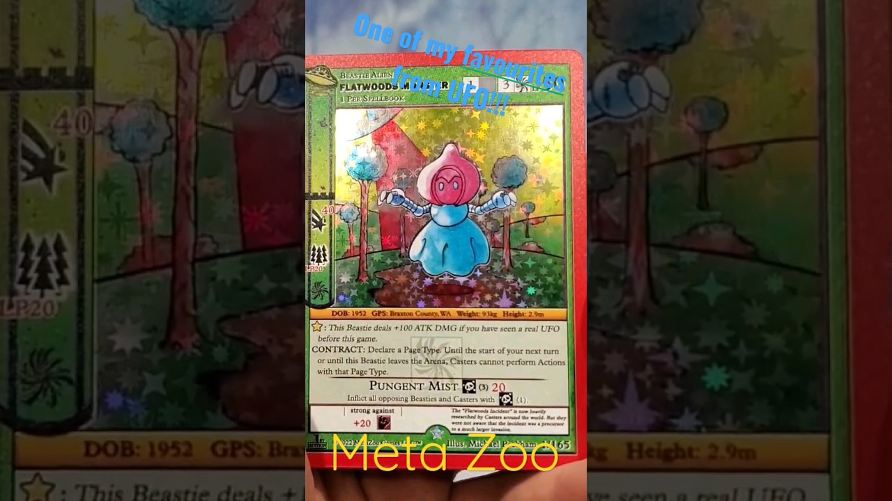 Pulling a Flatwood Monster 1/165 from Meta Zoo's UFO 