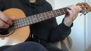 Healing Incantation (L'incantation de la guérison / Fleurs aux pétales d'or) -- Baritone Ukulele