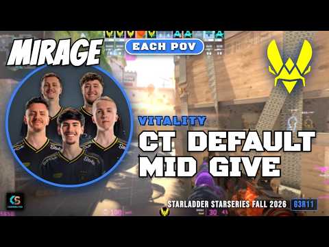 Vitality CT Default Mid Give vs Aurora - Mirage - StarLadder StarSeries Fall 2026