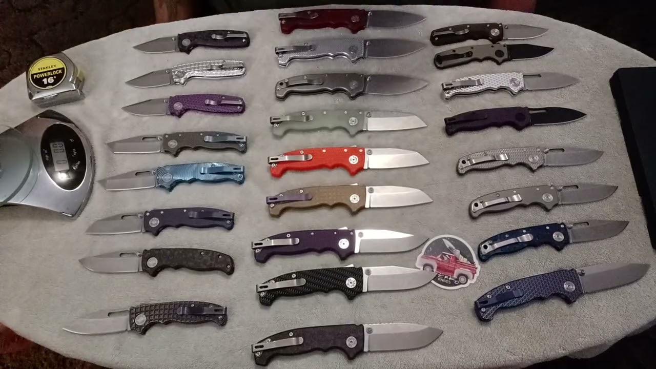 Видеообзор и распаковка всей коллекции складных ножей Demko Big Pivot Shark-Lock от Stiletto.