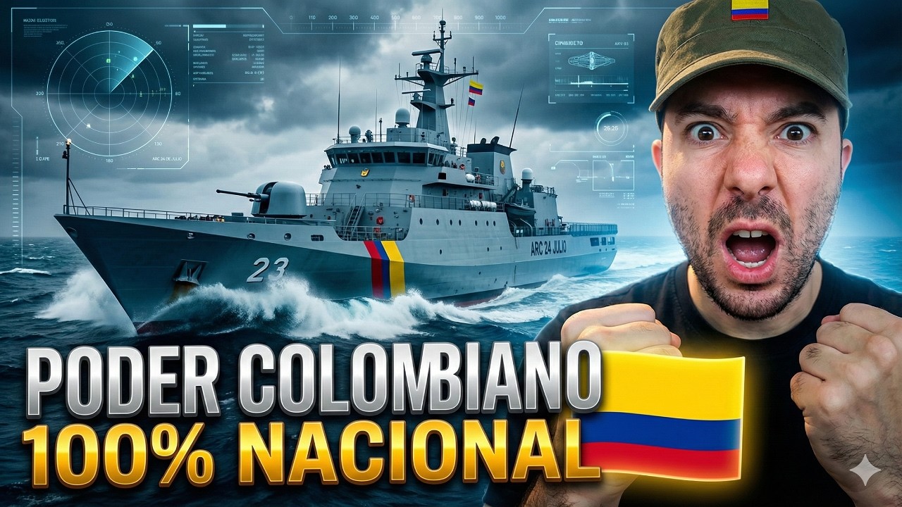 ¡COLOMBIA YA NO DEPENDE DE NADIE! 🇨🇴 EL NUEVO MONSTRUO NAVAL HECHO EN CASA 🚢