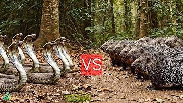 Shocking Wildlife: Apes, Rhinos, Elephants & Cobra Armies vs Porcupines