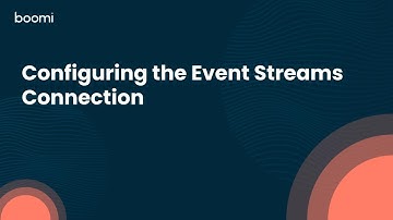 Configuring the Event Streams Connection