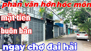 NHÀ HÓC MÔN ,MẶT TIỀN BUÔN BÁN KINH DOANH,NHỰA THÔNG 8m, GẦN PHAN VĂN HỚN, 4X11m, 2p ngủ, 2wc, ĐẸP