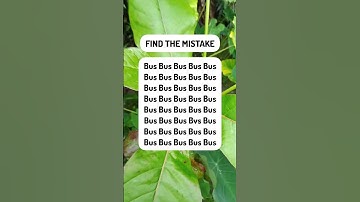 FIND THE MISTAKE #search #puzzle #shorts