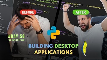 How to build Desktop Applications with Tkinter | 100 Days of Python: Day 58
