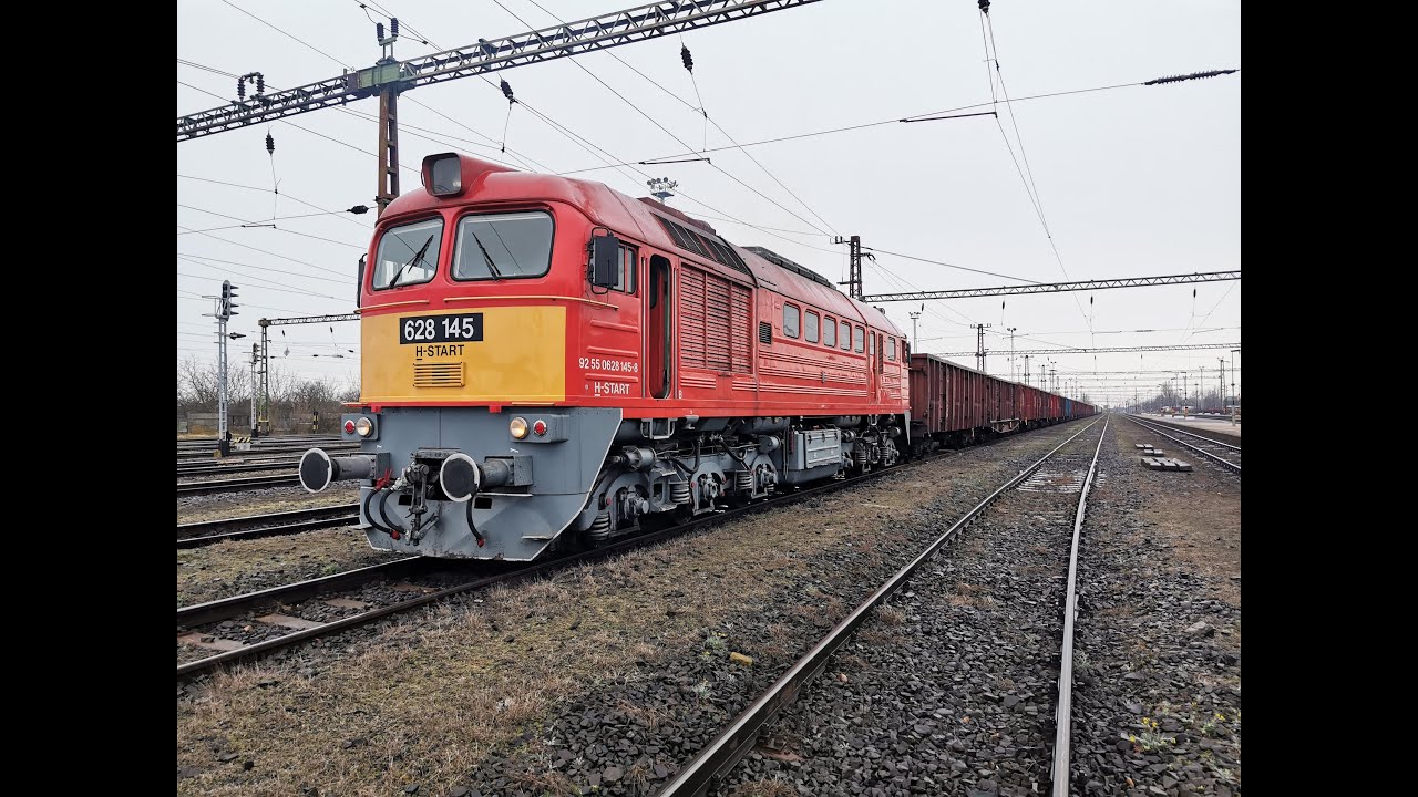 M62 145 600+ méteres vonattal Kiskunfélegyháza - Kiskunmajsa