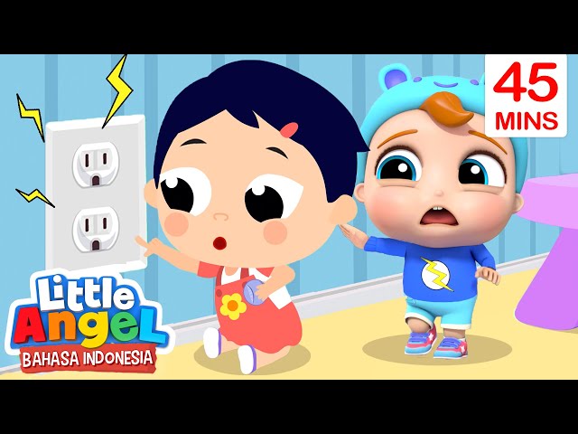 Jangan Pegang Colokan Listrik! | Kartun Anak | Little Angel Bahasa Indonesia class=