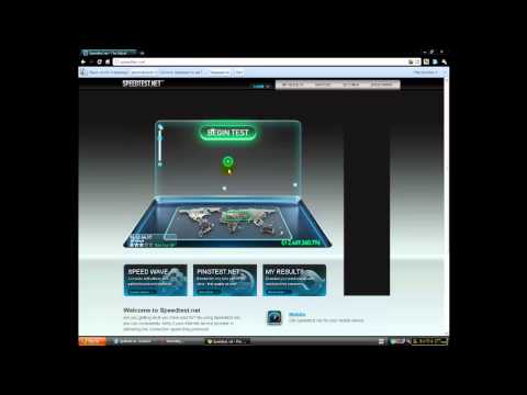 ინტერნეტის სიჩქარის გაგება speedtest.net - ით