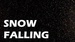 Snow Falling  Free Stock Footage 4k loopable