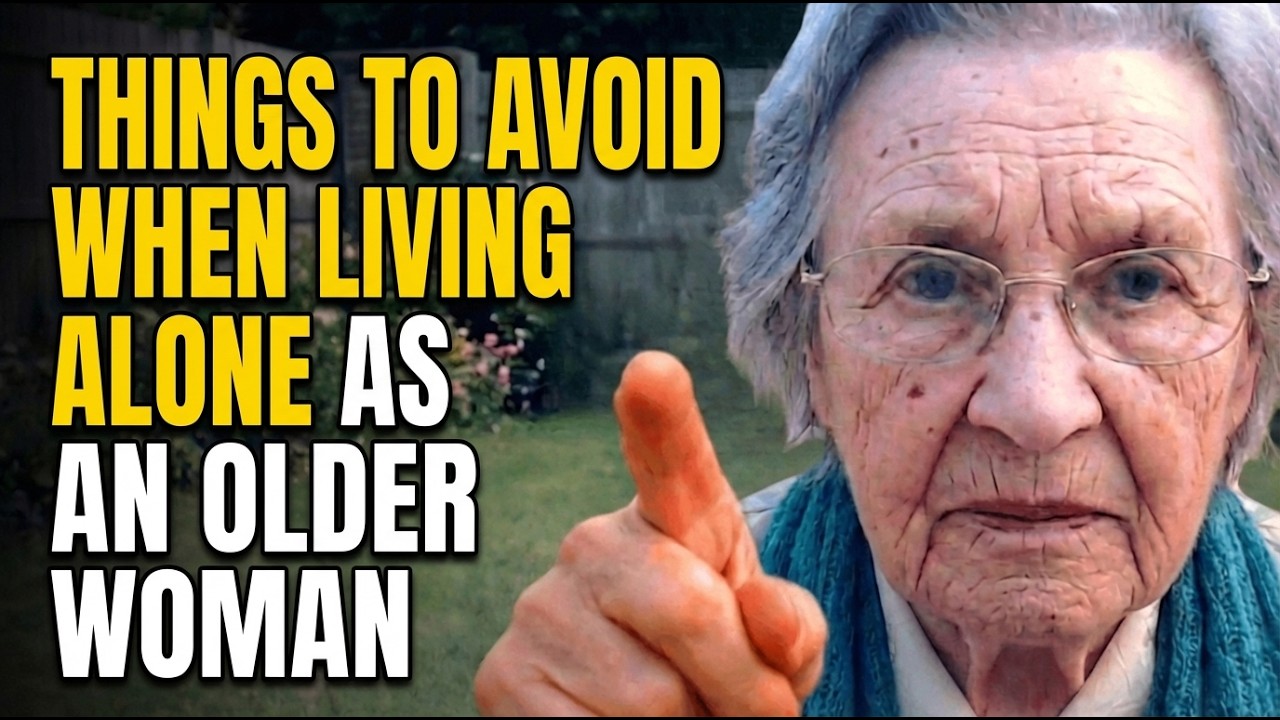 Things You MUST Avoid When Living Alone As An Older Woman