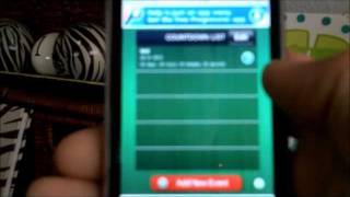 Celebrity Countdown Clock Date and Time Reminder Demo Video Profile