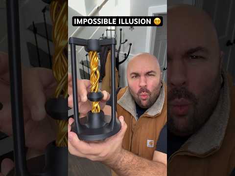 The 3D Printed Infinity Helix Illusion! ๐ณ #magic #3d #illusion