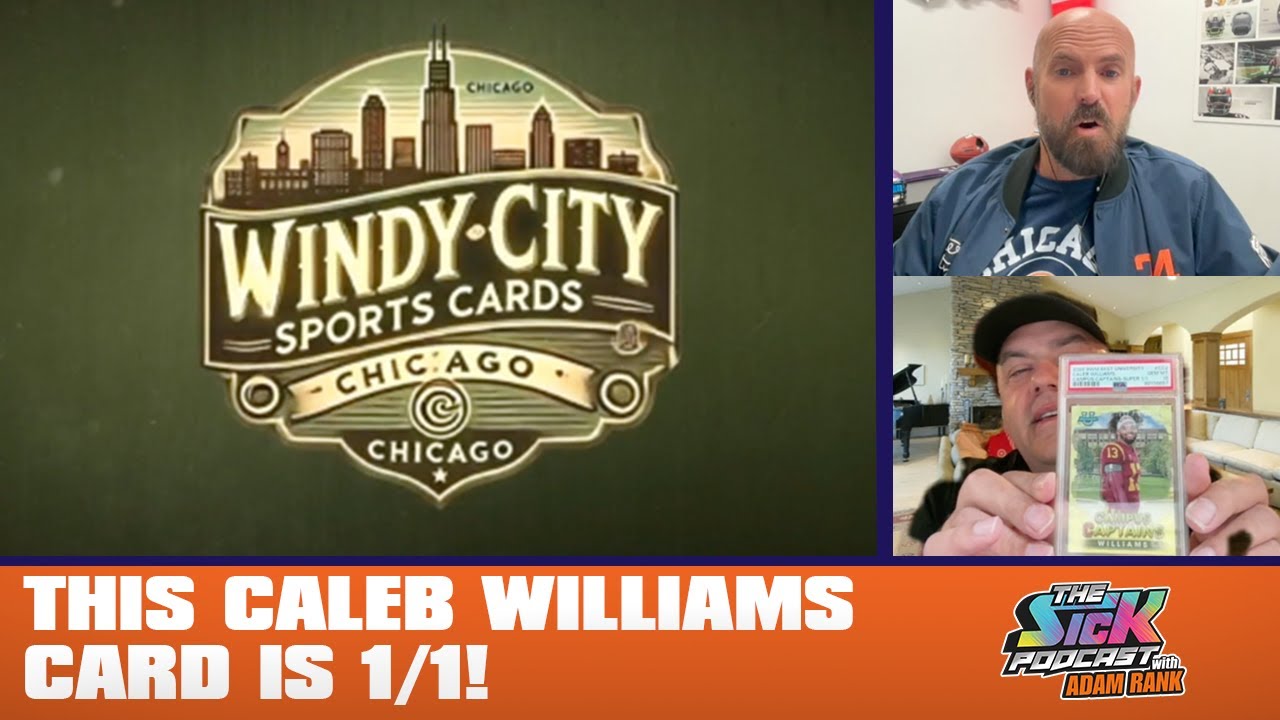 ケイレブ・ウィリアムズ ボブルヘッド This Caleb Williams Card Is 1/1! - Sick Sports Cards #1 - YouTube