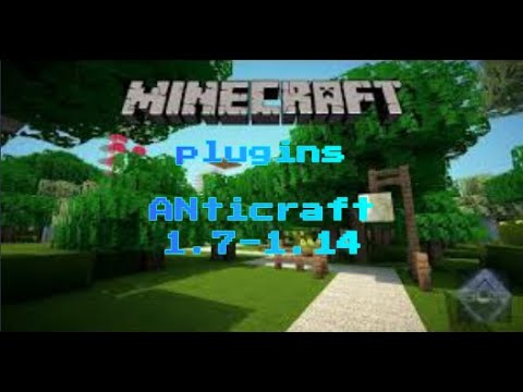 Minecraft Fast tutorial plugin - AntiCraft [1.7 - 1.14] - YouTube