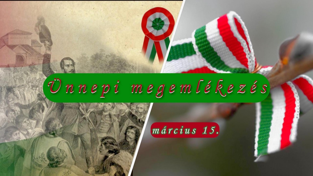 Ünnepi megemlékezés március 15. tiszteletére