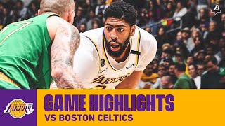 HIGHLIGHTS | Anthony Davis (32 pts, 13 reb, 3 ast, 2 blk) vs. Boston Celtics