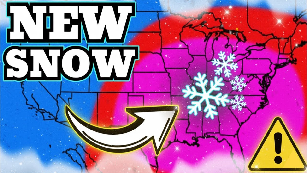 NEW Snow About To Hit Millions - 80 Cities Forecast...