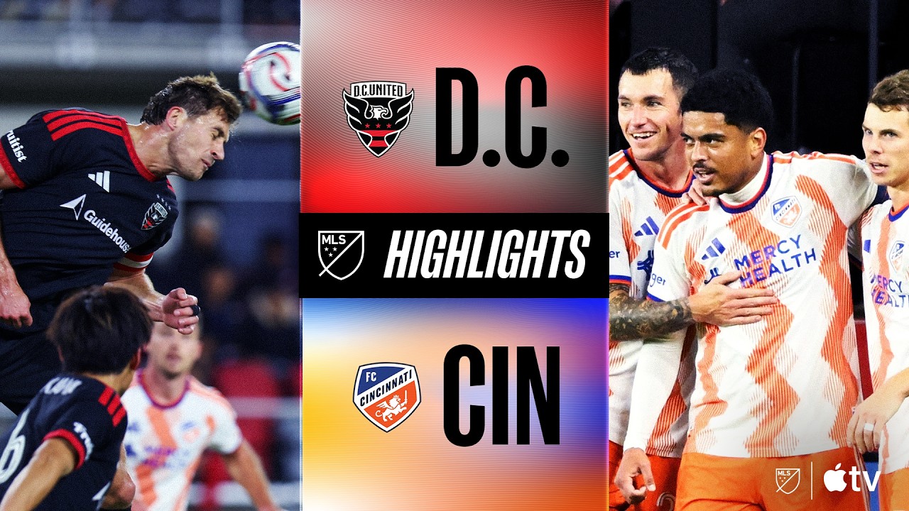 [MLS] DC 유나이티드 0 : 2 FC 신시내티 경기 결과·하이라이트