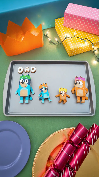 Bluey Theme Song: Holiday Cookie Edition 🎄🍪 | Bluey #ytshorts
