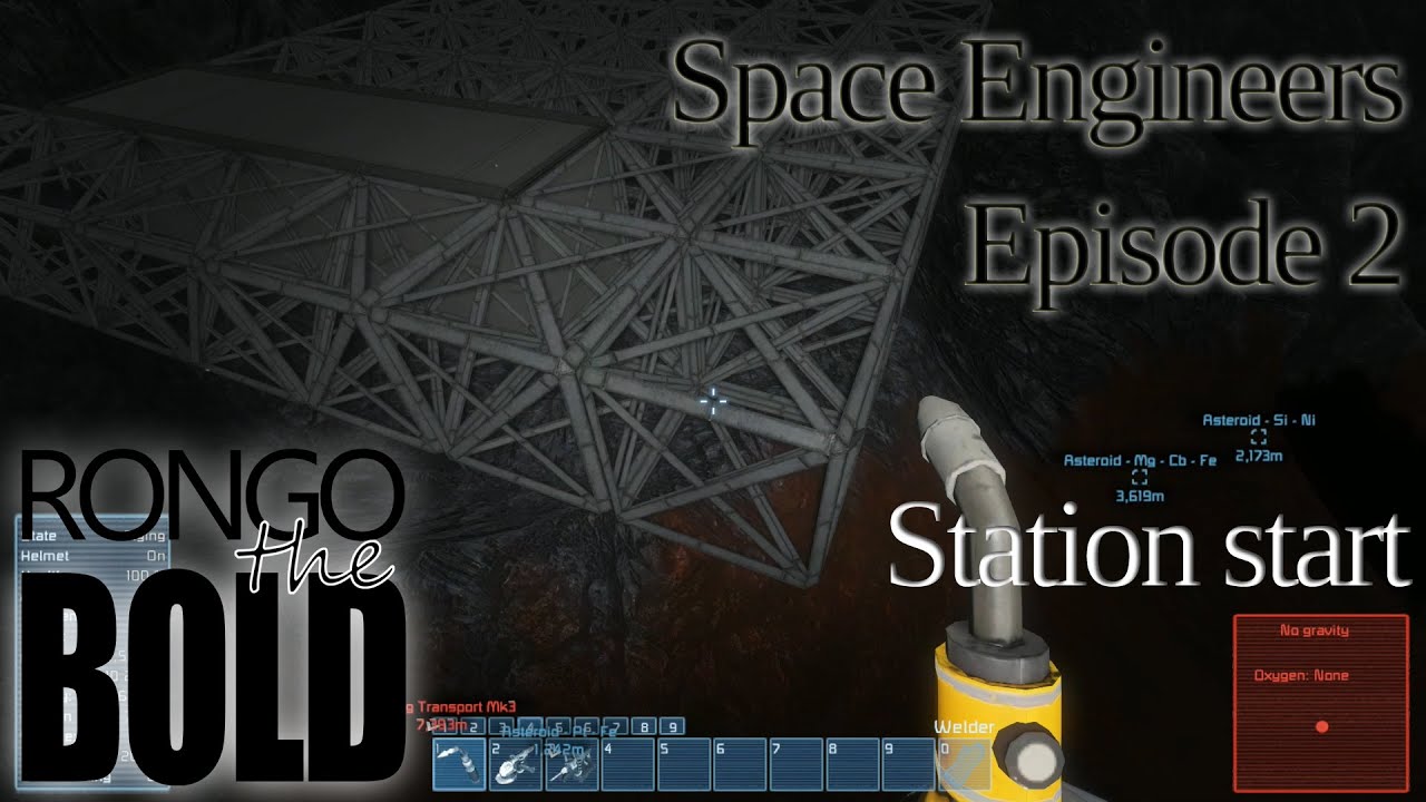 Space Engineers Survival | Episode 2 | Station start - YouTube