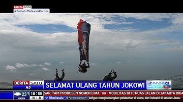 Cara Korps Marinir TNI AL Ucapkan Selamat Ulang Tahun ke Presiden Jokowi