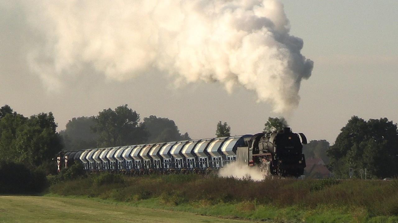 The Sound of Steam Trains (4K)