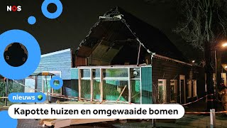 Storm Henk richt veel schade aan