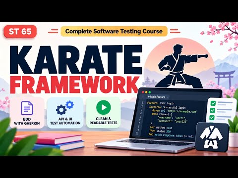 ST 65 | Karate Framework | Software Testing Course | Uplatz
