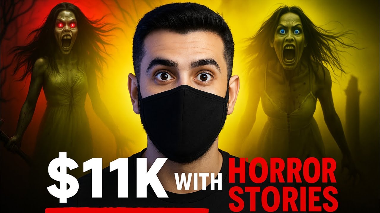 Making $11K/Month by Creating a Faceless Horror & Myste… — Transcript