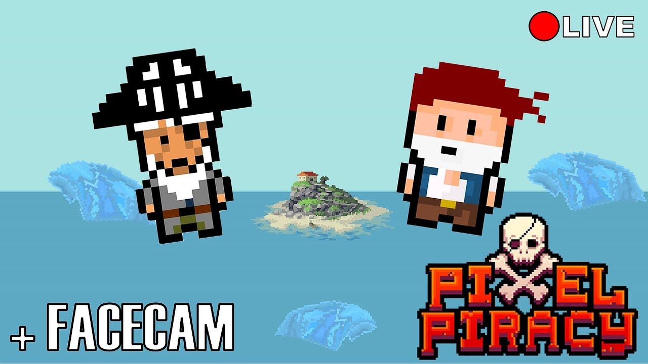 🔴Live: Das PIXELIGE ABENTEUER?! - Pixel Piracy + FACECAM [Deutsch/HD]