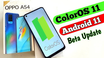 OPPO A54 ColorOS 11+Android 11 Beta Update | How to Fill Beta Application