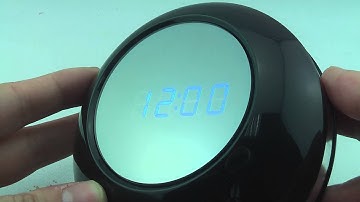 2nd Generation Multifunctional RC Alarm Clock & Motion Detection Spy DVR | Spy Alarm Clock Review