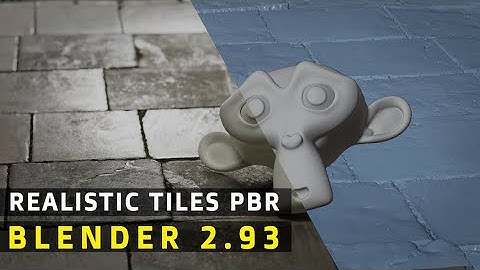 FAST Realistic PBR Tiles | Blender Tutorial | Beginners