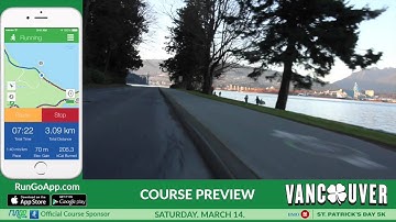 St Patricks Day 5k RunGo Course Preview
