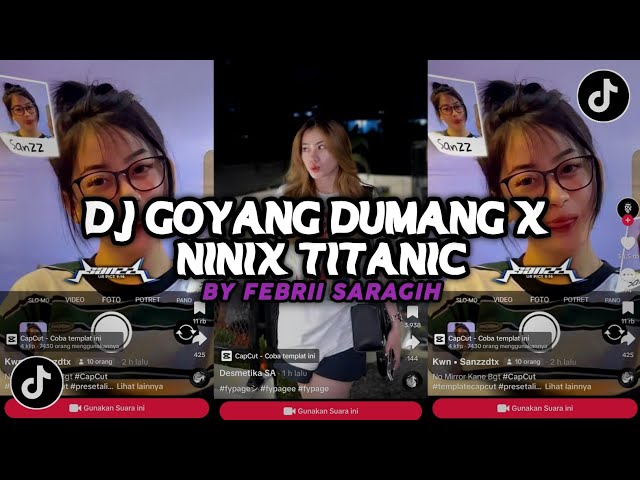 DJ GOYANG DUMANG X NINIX TITANIC SOUND FEBRII SARAGIH VIRAL TIKTOK 2024 class=